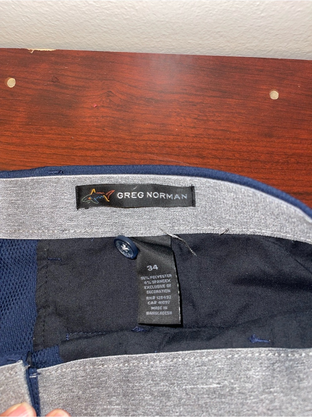 Greg Norman Collection Men's Navy Blue Shorts